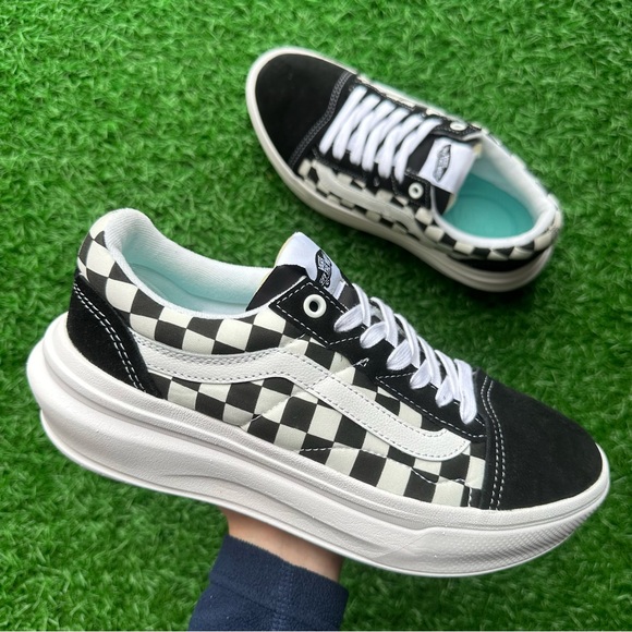 Vans Shoes - Vans Old Skool Over Checkerboard Black White